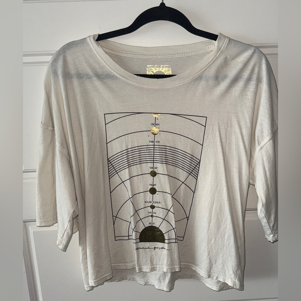 Spiritual Gangster Graphic Cream T-Shirt